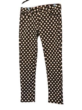 kate spade Broome Black Skinny Jeans with Apple All Over Jeams Size 30/29